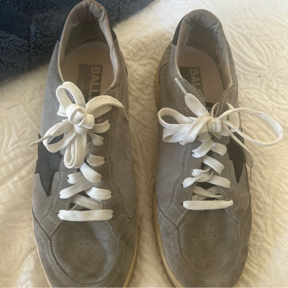 Golden Goose Gray and Black Retro Sneakers - Picture 11 of 11